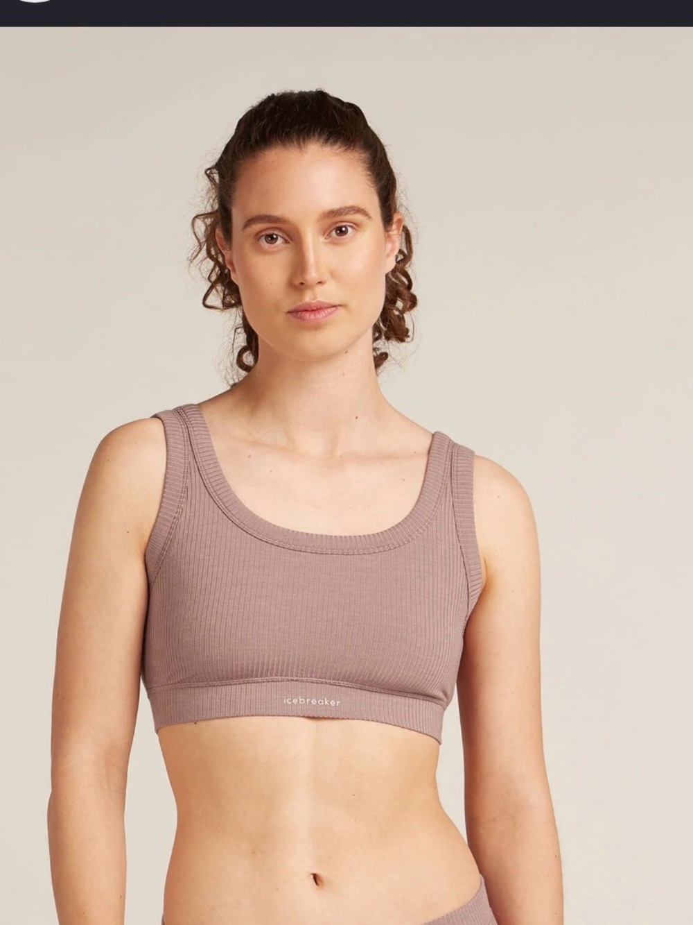 Icebreaker Women's Merino Blend Rib Lotus Bra